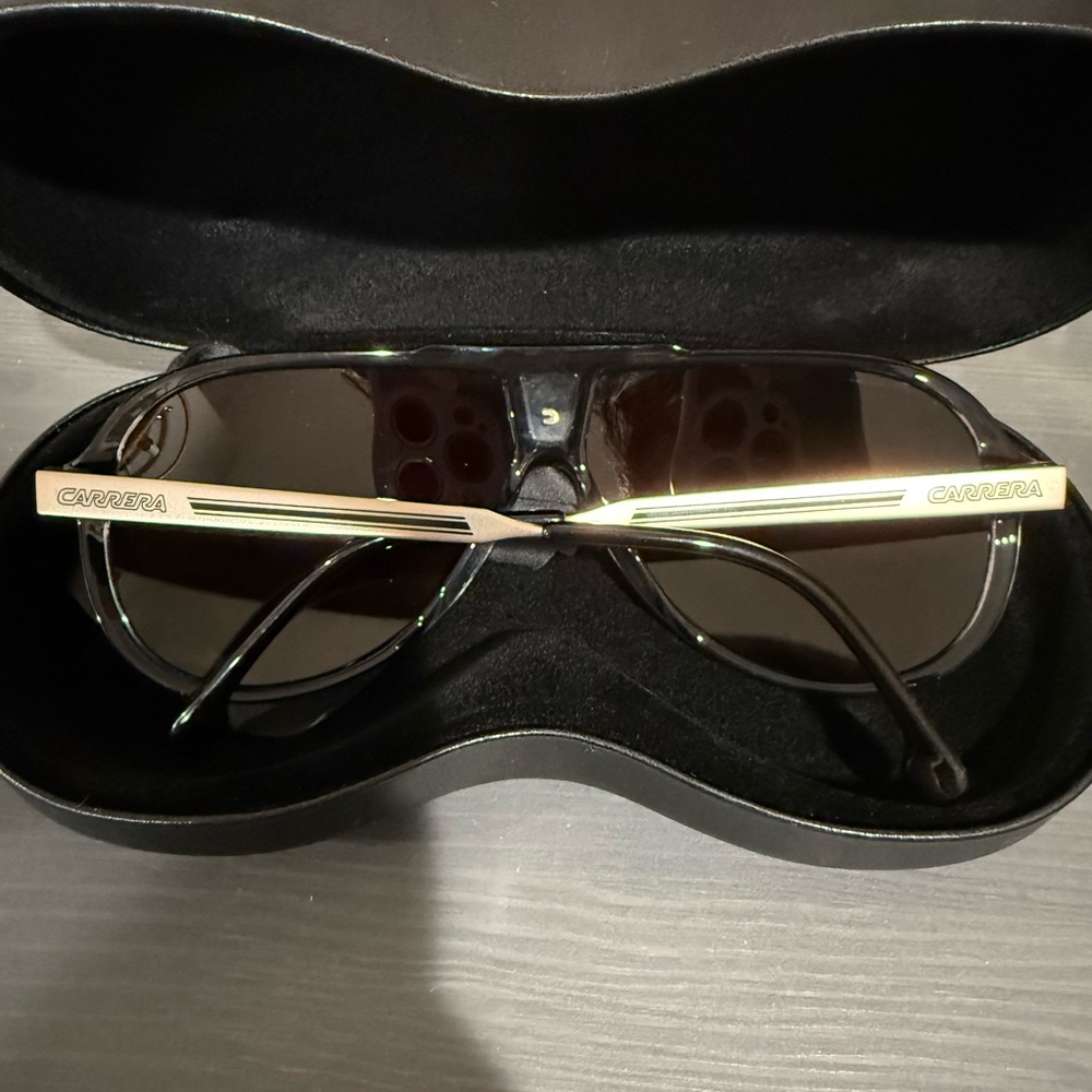 Carrera Black Aviator Sunglasses - Picture 4 of 4